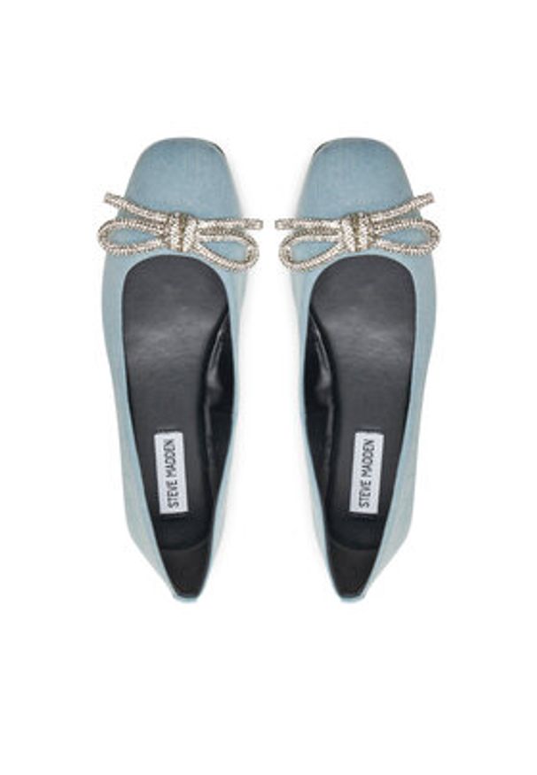 Steve Madden Baleriny Nilsa SM11003517 Niebieski. Kolor: niebieski. Materiał: materiał