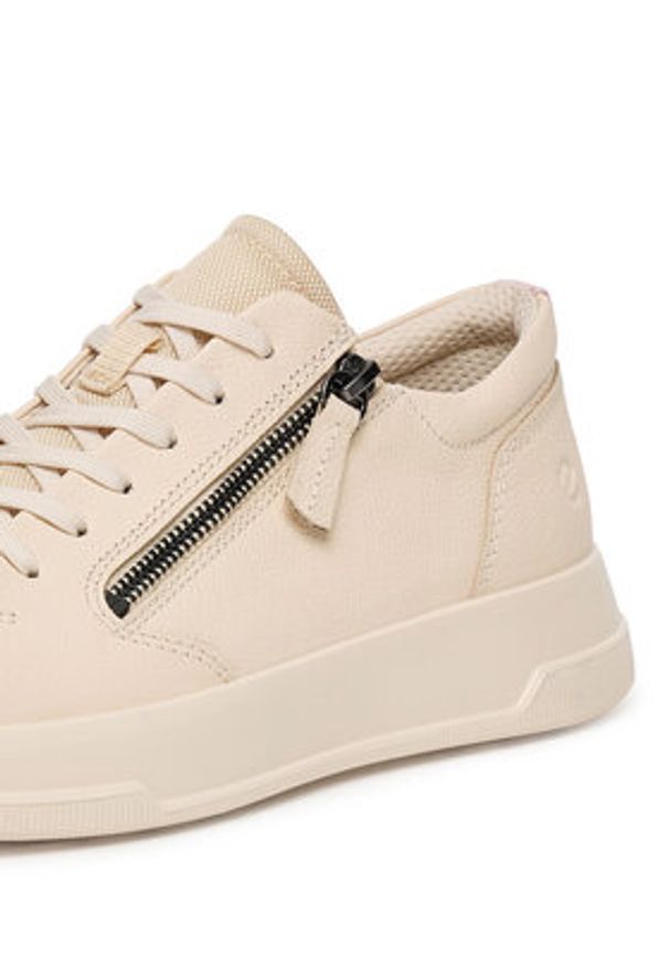 ecco - ECCO Sneakersy 22381361378 Brązowy. Kolor: brązowy. Materiał: zamsz, skóra