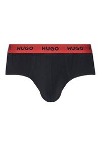 Hugo - HUGO Komplet 3 par slipów 50532570 Czarny. Kolor: czarny. Materiał: bawełna