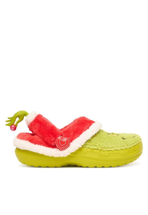 Crocs Klapki Classic Lined Clog 211688 Zielony. Kolor: zielony