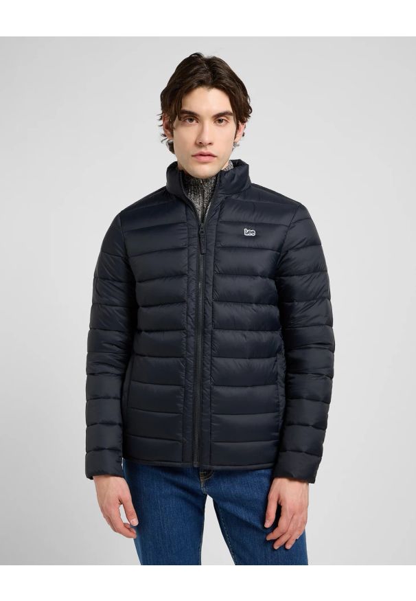 Lee - MESKA KURTKA LEE STAND COLLAR PUFFER BLACK 112370431
