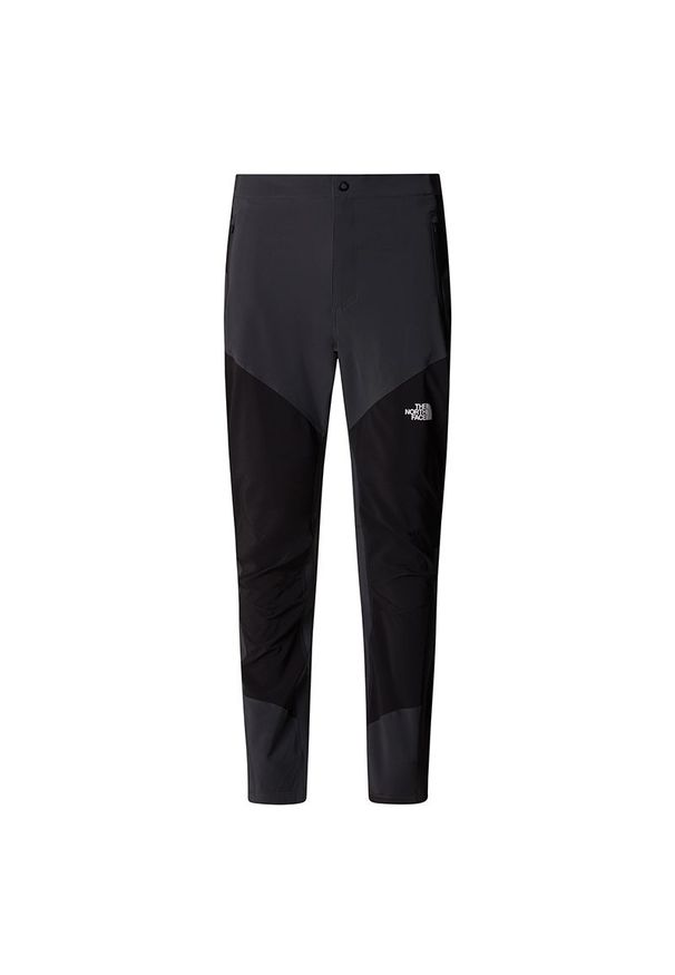 Spodnie męskie The North Face Felik Slim 0A8AQ1MN81 - czarno-szare. Kolor: szary, czarny, wielokolorowy. Materiał: elastan, materiał, poliester. Sport: turystyka piesza
