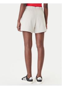 Adidas - adidas Szorty sportowe Essentials Small Logo Feel Cozy JC5931 Beżowy Regular Fit. Kolor: beżowy. Materiał: bawełna #3