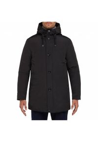 Geox - Kurtka GEOX M VELLETRI Czarny. Kolor: czarny. Materiał: tkanina