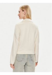 s.Oliver Kurtka z imitacji skóry 2141140 Écru Regular Fit. Materiał: skóra
