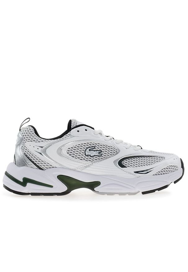 Buty męskie Lacoste Storm 96 2K 749SMA0021-1R5 - białe. Zapięcie: sznurówki. Kolor: biały. Materiał: syntetyk, skóra. Szerokość cholewki: normalna