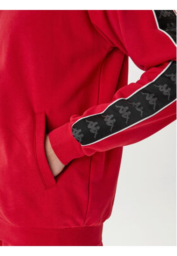 Kappa Bluza Banda Zamin 3 331U3ZW Czerwony Regular Fit. Kolor: czerwony. Materiał: bawełna