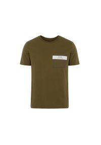 Ochnik - T-shirt męski. Kolor: zielony. Materiał: bawełna #3