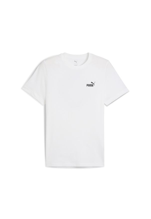 Puma - Męska koszulka Graphic PUMA. Kolor: biały. Sport: bieganie