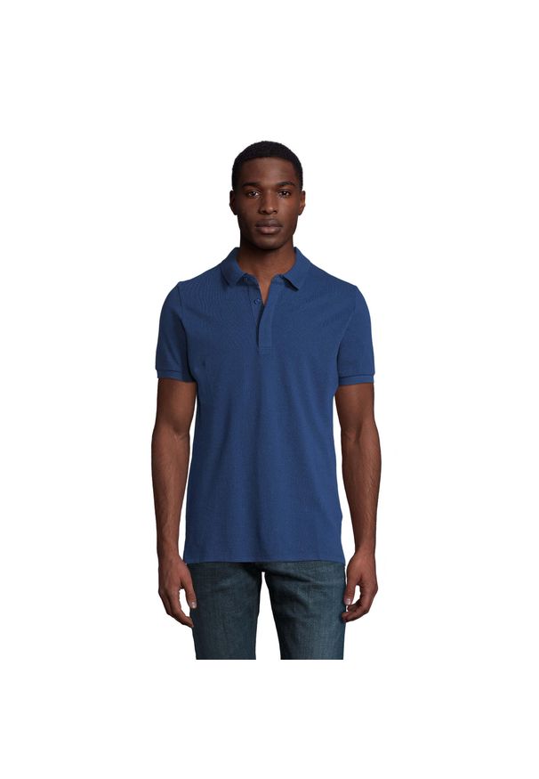 SOL'S - Polo Sol's Owen. Typ kołnierza: polo. Kolor: niebieski. Materiał: bawełna. Długość rękawa: krótki rękaw. Długość: krótkie