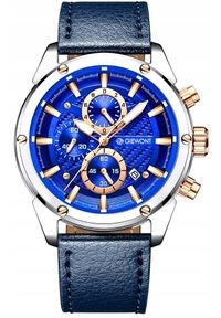 Zegarek Giewont Zegarek Męski Giewont Chronograph Sapphire Srebrno Niebieski GW8810-A2. Kolor: niebieski, srebrny, wielokolorowy #1