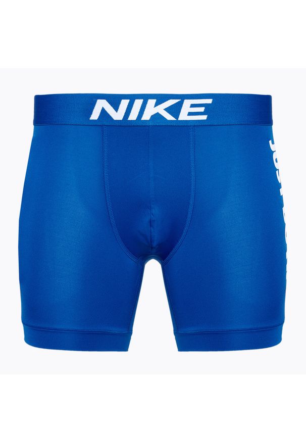 Bokserski męskie Nike Essential Micro Boxer Brief. Kolor: niebieski