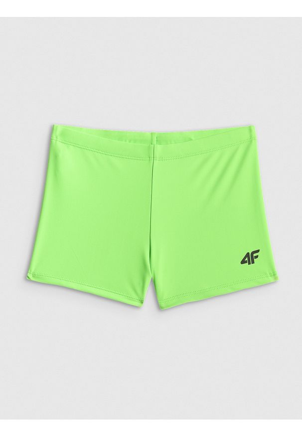 4f - 4F Kąpielówki chłopięce - zielone 134/140 (8-10 lat). Kolor: zielony