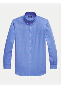 Polo Ralph Lauren Koszula 710928255003 Niebieski Custom Fit. Typ kołnierza: polo. Kolor: niebieski. Materiał: bawełna #2