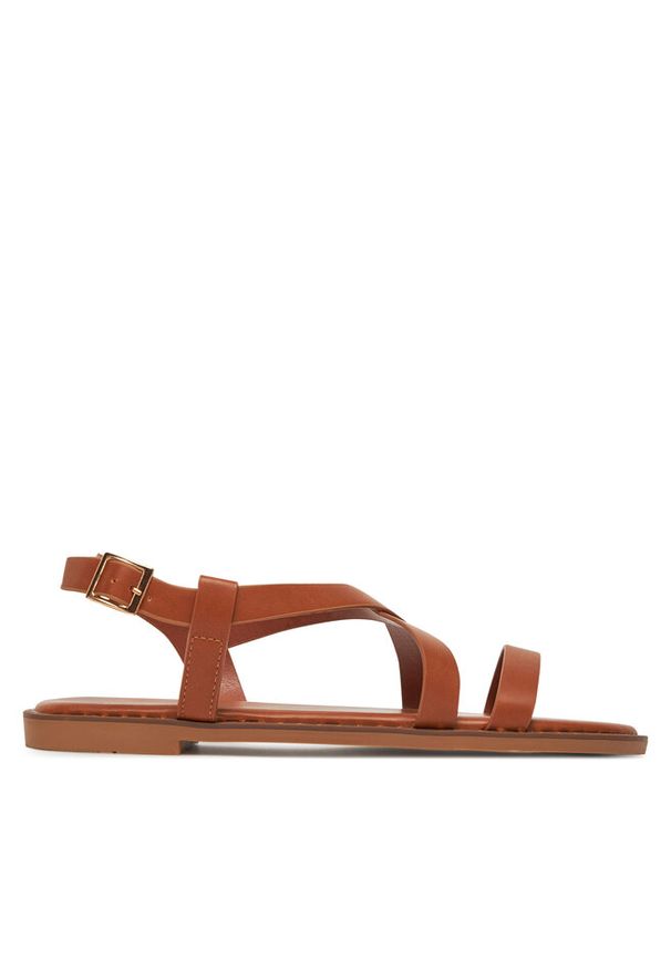 Jenny - Sandały JENNY. Kolor: brązowy