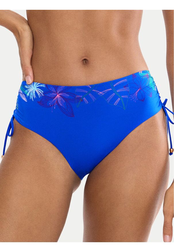 Triumph Dół od bikini Summer Tropics Midi 10226523 Niebieski. Kolor: niebieski. Materiał: syntetyk
