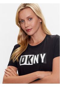 DKNY Sport Sukienka codzienna DP2D4261 Czarny Classic Fit. Okazja: na co dzień. Kolor: czarny. Materiał: bawełna. Typ sukienki: proste, sportowe. Styl: casual, sportowy #4