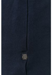 Tom Tailor Spodnie męskie kolor granatowy gładkie. Kolor: niebieski. Materiał: dzianina, bawełna. Wzór: gładki