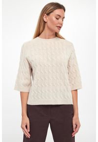 Marella - Sweter damski z kaszmirem Franz MARELLA MONOCHROME. Materiał: kaszmir #4