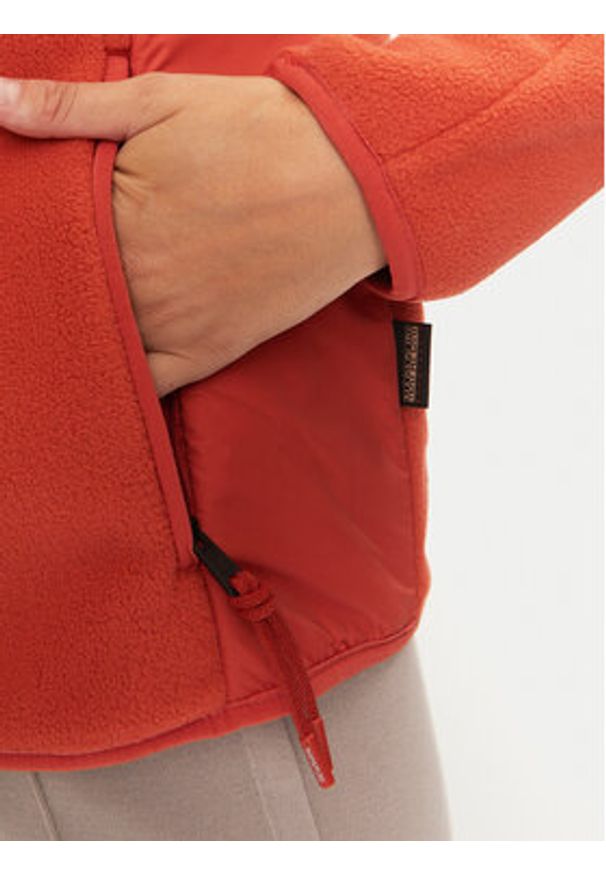 Napapijri Polar Yupik NP0A4I55 Czerwony Regular Fit. Kolor: czerwony. Materiał: syntetyk