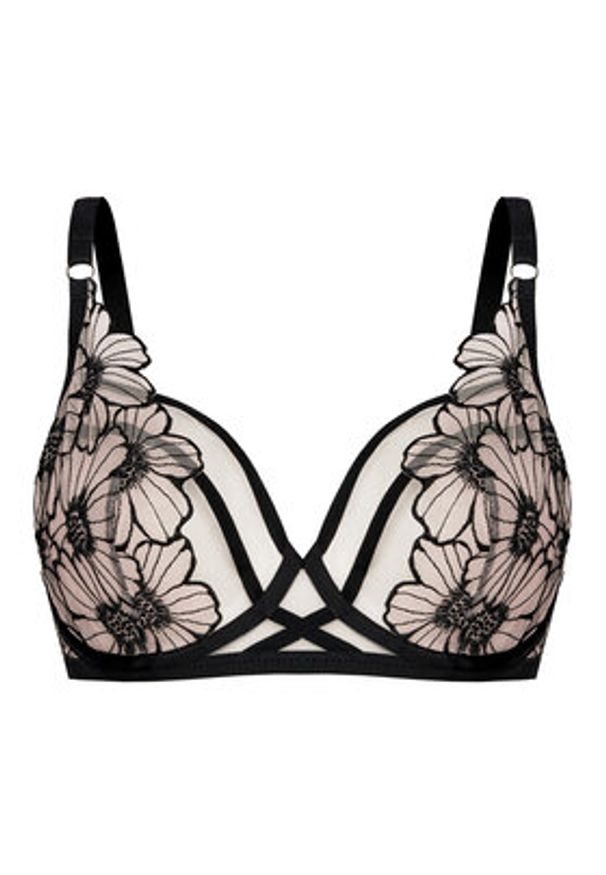 Chantelle Biustonosz z fiszbiną Lush C22OM0 Czarny. Kolor: czarny. Materiał: syntetyk
