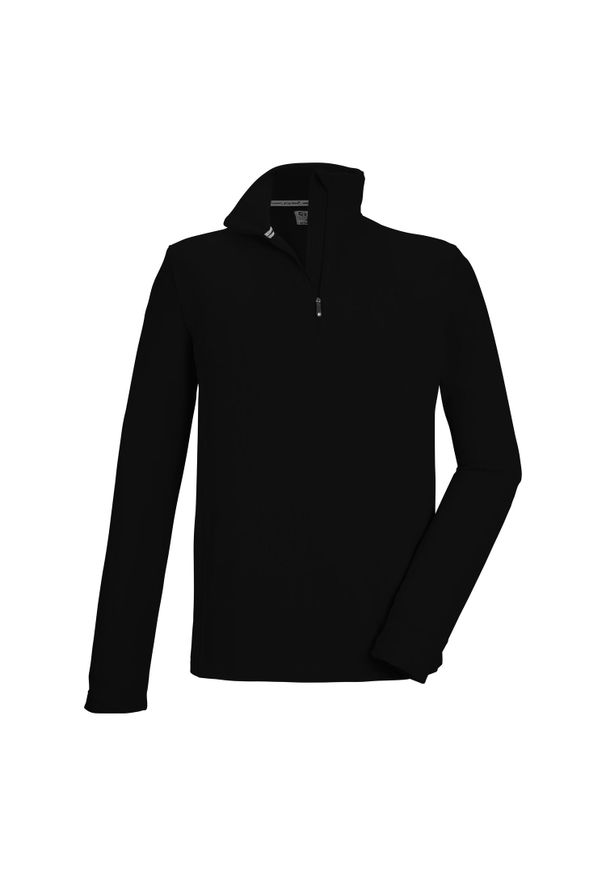 Bluza męska Killtec KSW 99 MN FLC SHRT. Kolor: czarny, szary, wielokolorowy. Materiał: polar