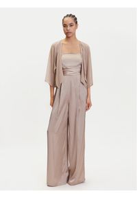 Marella Kombinezon Camilla 2515231022200 Beżowy Regular Fit. Kolor: beżowy. Materiał: syntetyk