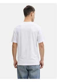 Jack & Jones T-Shirt Ejeff Logo 12288536 Biały Regular Fit. Kolor: biały. Materiał: bawełna #4