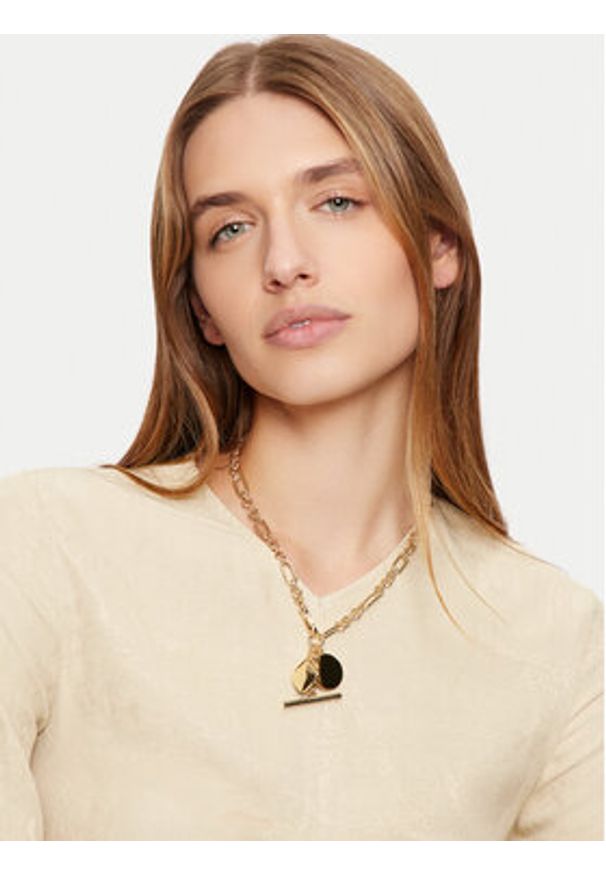 Lauren Ralph Lauren - LAUREN RALPH LAUREN Naszyjnik 14N00526 Złoty. Materiał: metalowe. Kolor: złoty