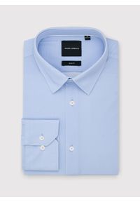 Pako Lorente - PAKO LORENTE - Dzianinowa koszula męska mikrowzór. Typ kołnierza: kołnierzyk klasyczny. Materiał: dzianina. Długość rękawa: długi rękaw. Długość: długie #4