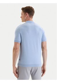Bugatti Polo 7100-75522C Niebieski Regular Fit. Typ kołnierza: polo. Kolor: niebieski. Materiał: bawełna #7