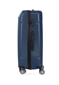 Ochnik - Komplet walizek na kółkach 19'/24'/28'. Kolor: niebieski. Materiał: materiał, poliester, guma #4