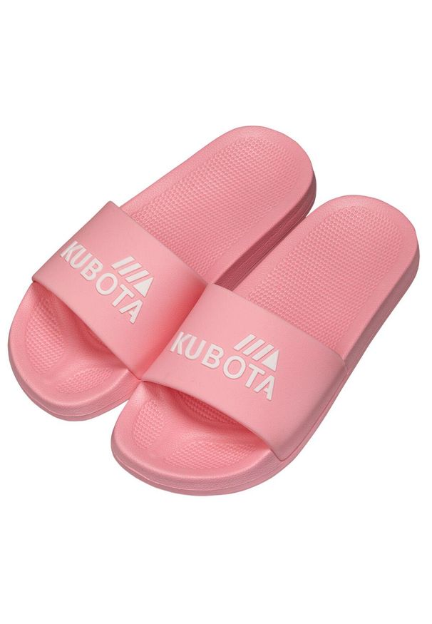 Klapki Męskie Basenowe Kubota Basic. Kolor: różowy. Styl: sportowy