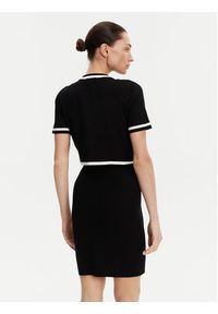 Morgan Sukienka dzianinowa 251-RMBIBI Czarny Slim Fit. Kolor: czarny. Materiał: syntetyk #5