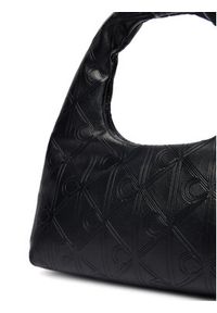 Calvin Klein Torebka Emblem Aop Puffer Bag With Strap LV04F3200G Czarny. Kolor: czarny. Materiał: skórzane #4