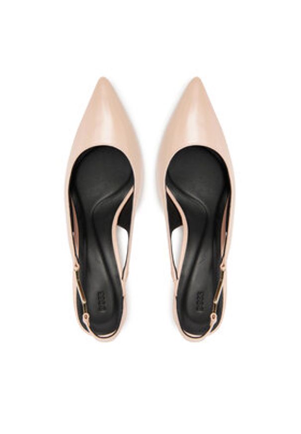 BOSS Szpilki Gracey 50548596 Fioletowy. Kolor: fioletowy. Materiał: skóra. Obcas: na szpilce