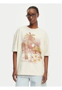 Billabong T-Shirt Will Find Me Here EBJZT00582 Beżowy jasny Loose Fit. Kolor: beżowy. Materiał: bawełna #1