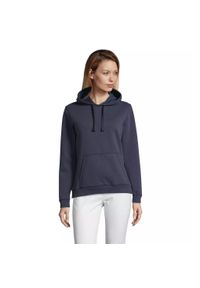 SOL'S - Bluza damska z kapturem Sol's Spencer. Typ kołnierza: kaptur. Kolor: niebieski #1
