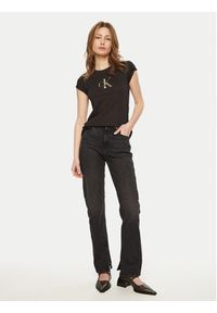 Calvin Klein Jeans T-Shirt Gradient J20J224982 Czarny Slim Fit. Kolor: czarny. Materiał: bawełna. Wzór: gradientowy #4