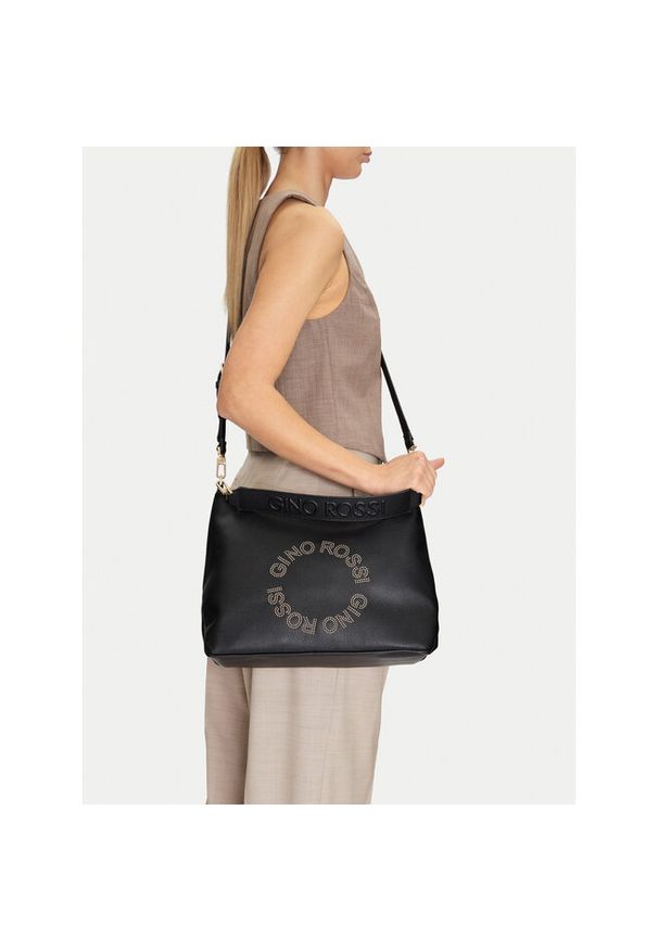 Gino Rossi - Torebka GINO ROSSI. Kolor: czarny