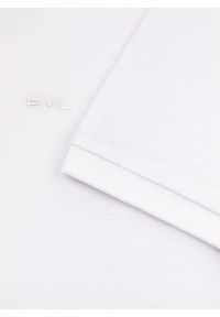 Pako Lorente - PAKO LORENTE – Biały t-shirt polo. Typ kołnierza: polo. Kolor: biały. Materiał: bawełna, elastan #5