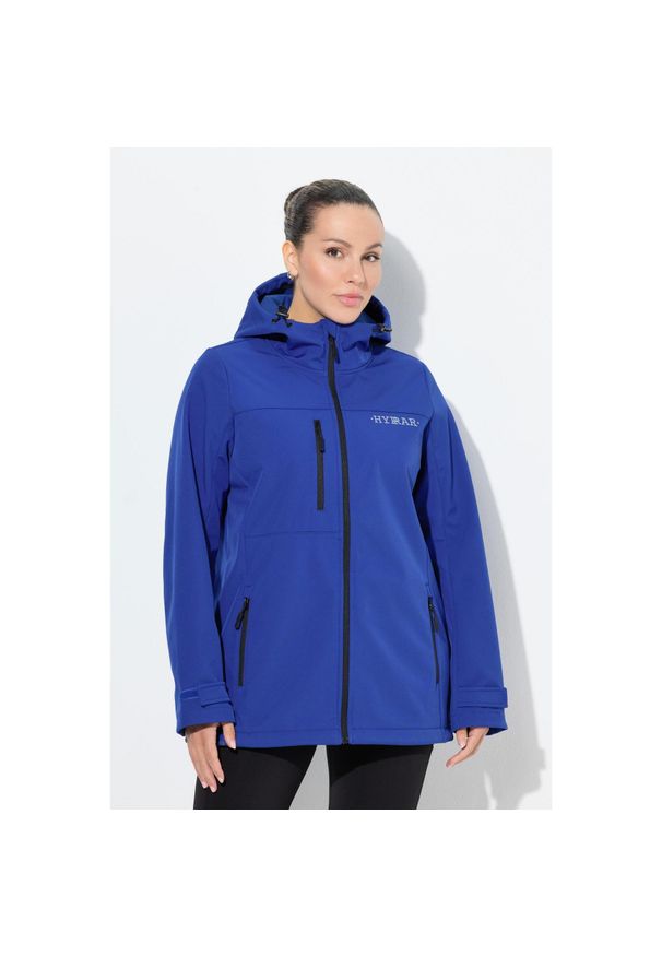 ULLA POPKEN - Damskie Kurtka softshell HYPRAR hydrofobowa stretch odblask. Kolekcja: plus size. Kolor: wielokolorowy. Materiał: materiał, poliester, elastan. Sport: turystyka piesza