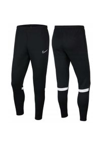 Spodnie do piłki nożnej męskie Nike Dry Academy 21 dresowe. Kolor: czarny. Materiał: dresówka. Sport: piłka nożna