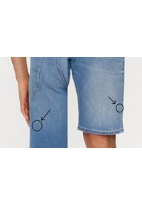 Lee - LEE 5 POCKET SHORT MĘSKIE SZORTY KRÓTKIE SPODENKI JEANSOWE SEA 112349235 L73M016077. Materiał: jeans. Długość: krótkie