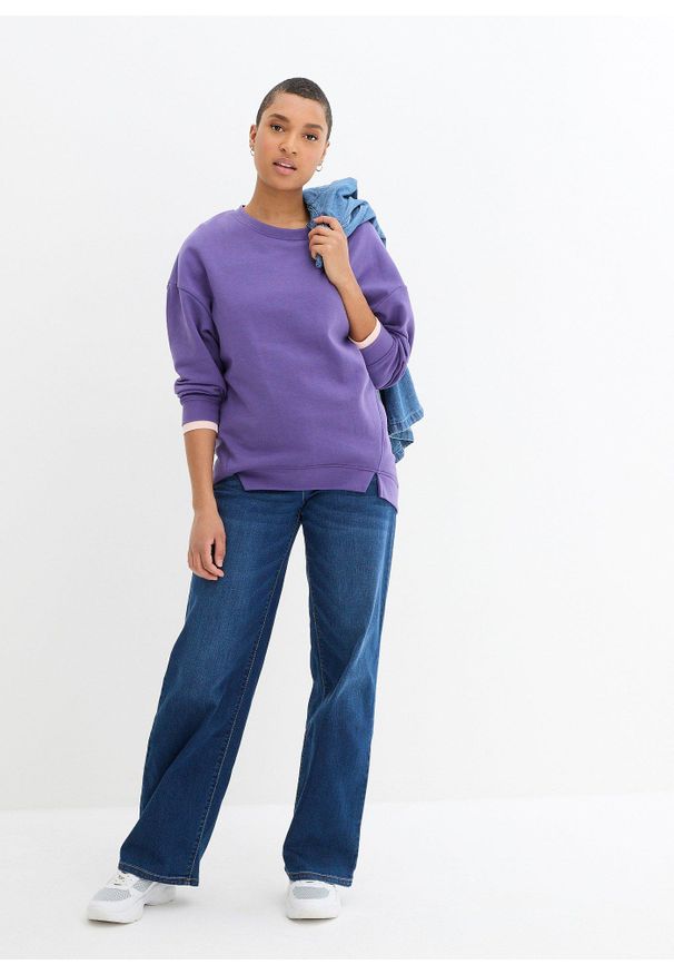 bonprix - Bluza oversize. Kolor: fioletowy