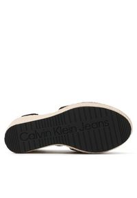 Calvin Klein Jeans Espadryle YW0YW00963 Czarny. Kolor: czarny. Materiał: skóra, zamsz