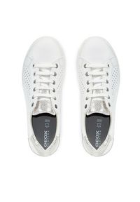 Geox Sneakersy D Jaysen D151BB 085CF C1Z1N Biały. Kolor: biały. Materiał: skóra #5