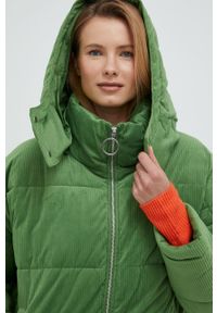 United Colors of Benetton kurtka damska kolor zielony zimowa. Kolor: zielony. Sezon: zima #6
