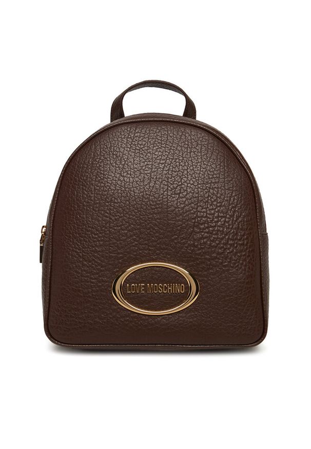 Love Moschino - Plecak LOVE MOSCHINO. Kolor: brązowy