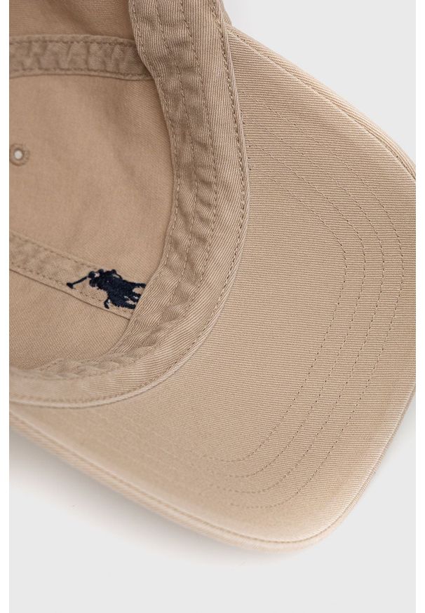 Polo Ralph Lauren - Czapka. Kolor: beżowy